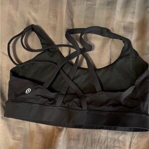 lululemon athletica Black Crisscross Sports Bra